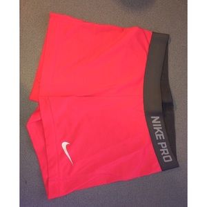 Neon Pink Nike Pros